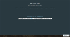 Desktop Screenshot of breakinggeek.com